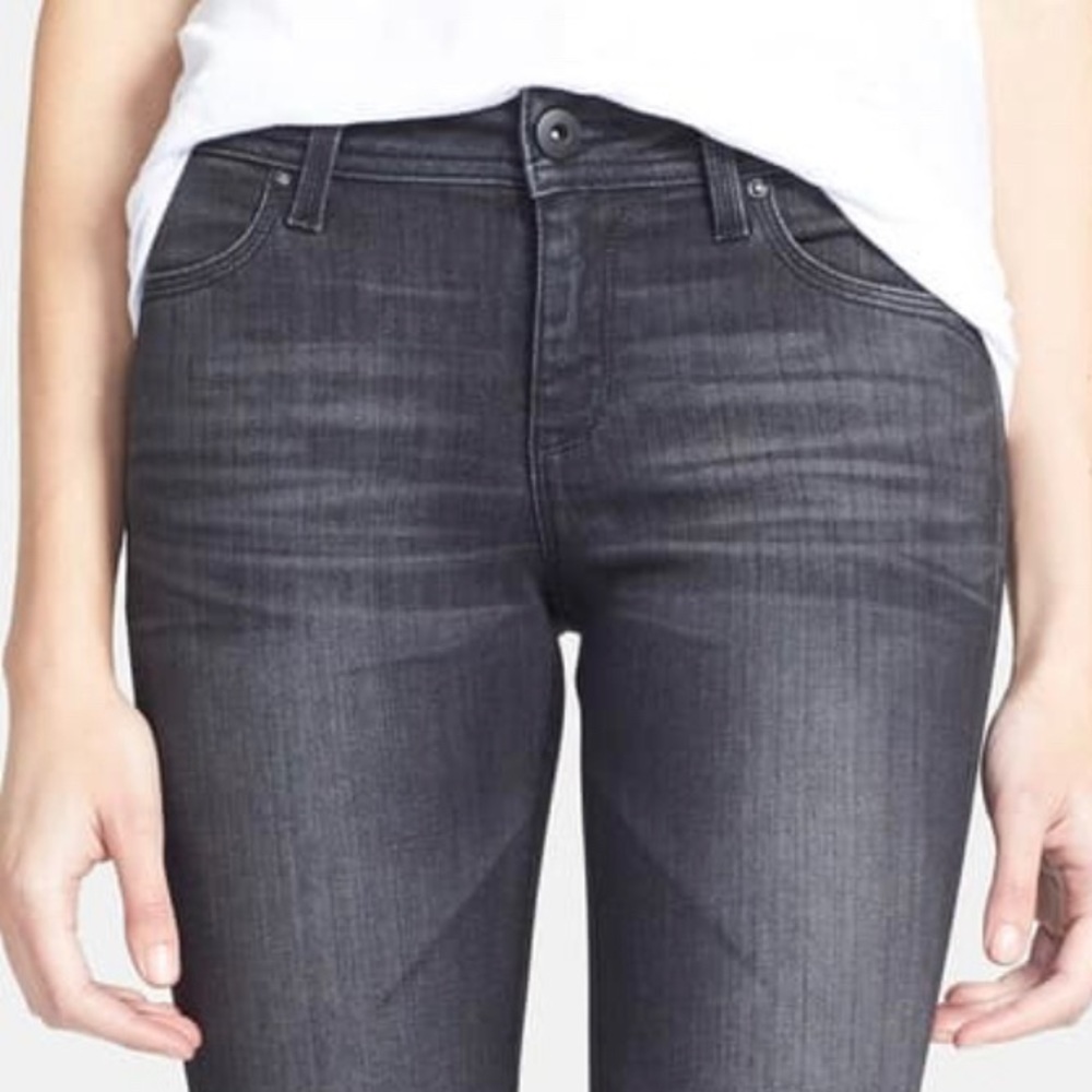 DL1961- EMMA PRO DENIM LEGGING IN DARK GREY